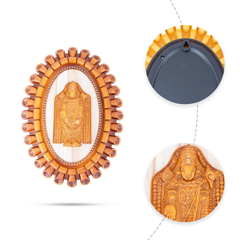 Giri Balaji Photo Frame | Plastic Picture Frame| Wooden Polish Wall Frame For Home Decor